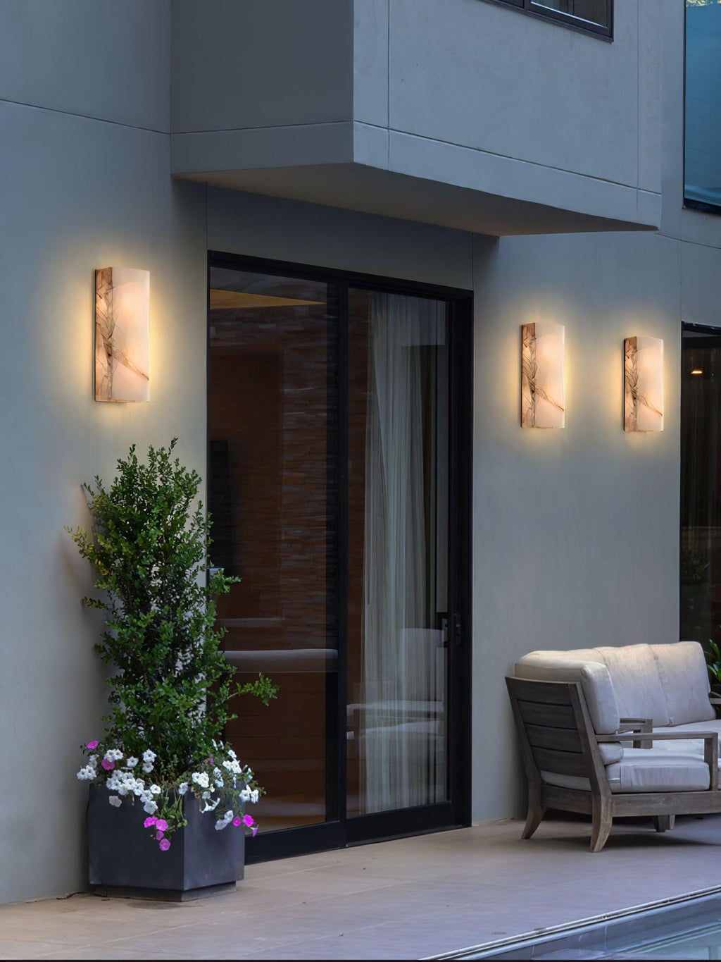 Ferrowenis Alabaster Wall Light-Moonnatur