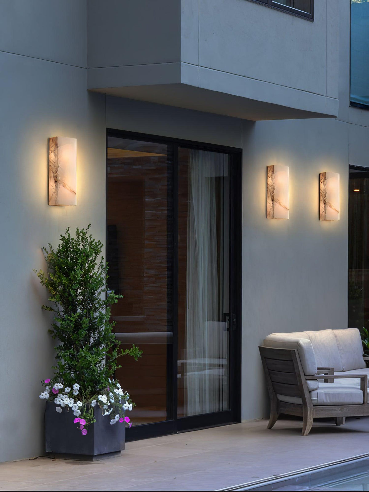 Ferrowenis Alabaster Wall Light-Moonnatur