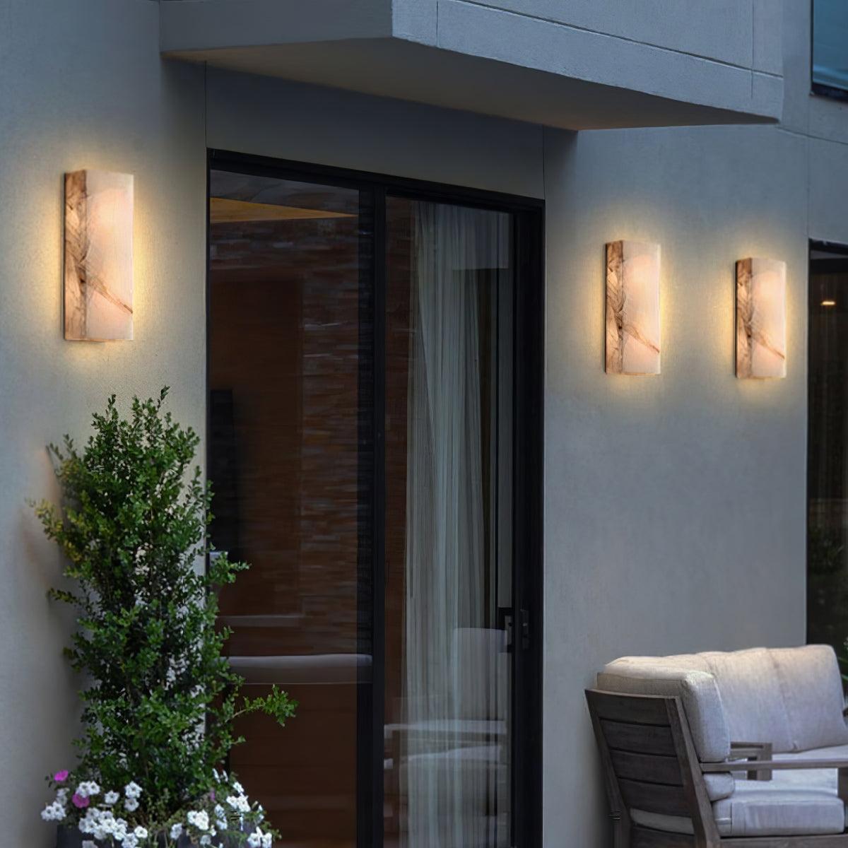 Ferrowenis Alabaster Wall Light-Moonnatur