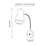 Baldenelia Metal Wall Light-Moonnatur