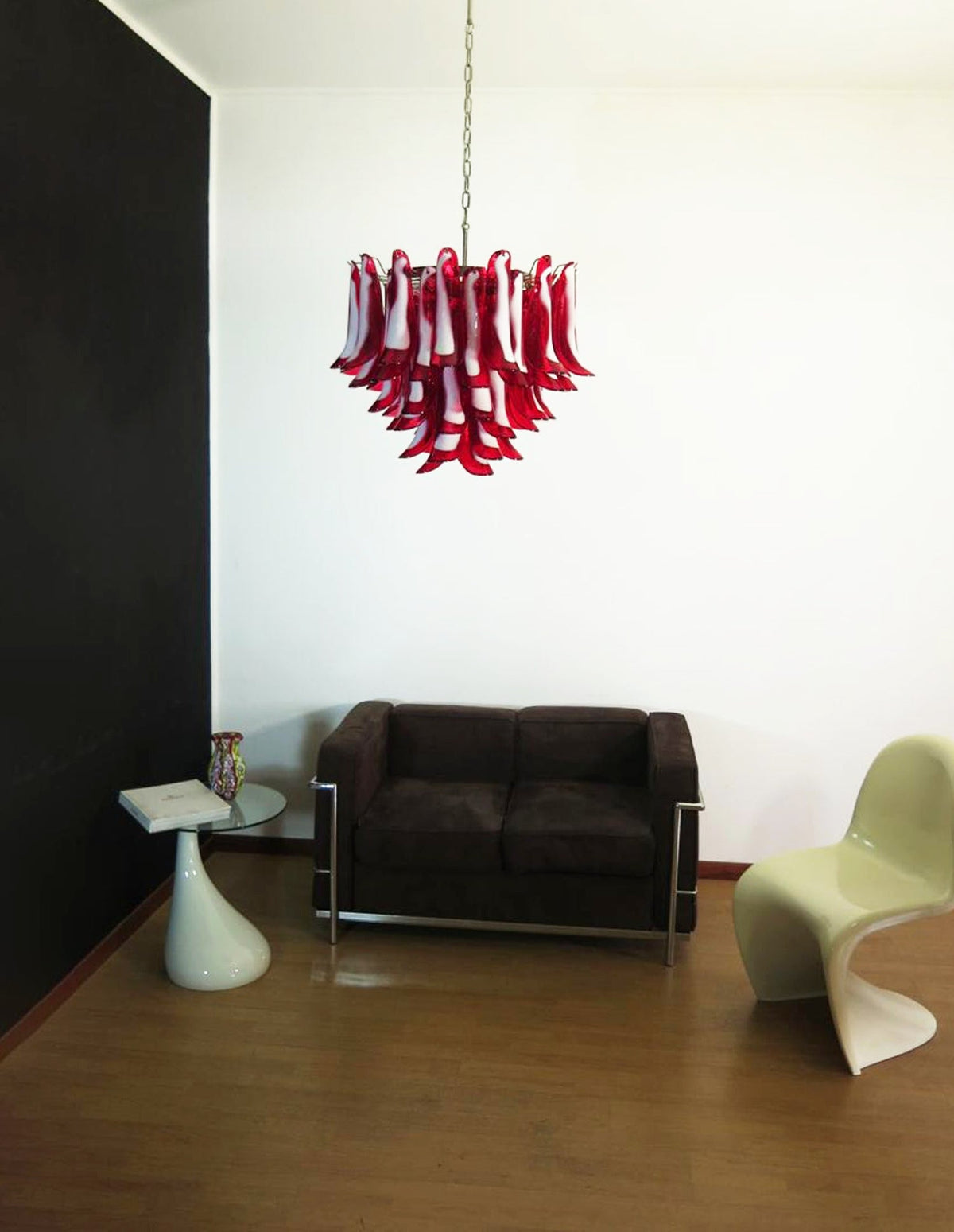 Jorrenmoss Glass Chandelier-Moonnatur