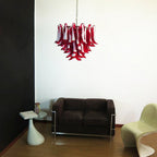 Jorrenmoss Glass Chandelier-Moonnatur