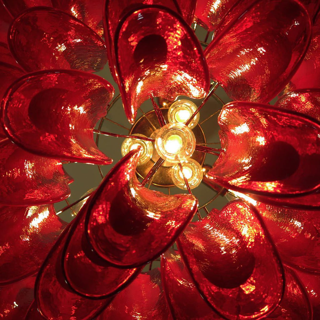 Jorrenmoss Glass Chandelier-Moonnatur