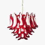Jorrenmoss Glass Chandelier-Moonnatur