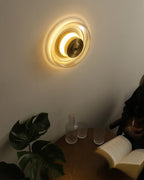 Ashenlark Glass Wall Light-Moonnatur