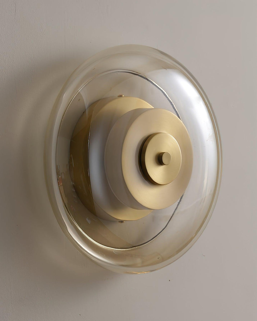 Ashenlark Glass Wall Light-Moonnatur