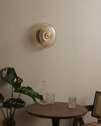 Ashenlark Glass Wall Light-Moonnatur