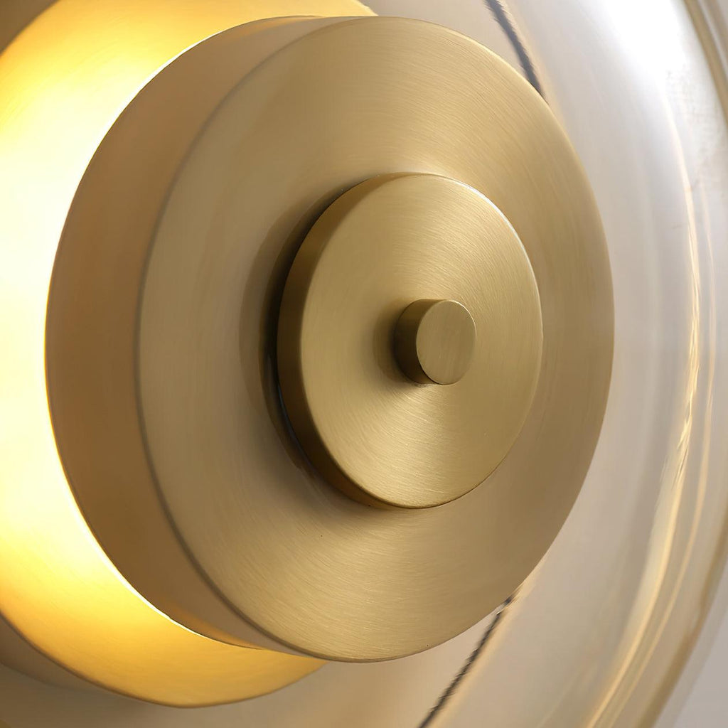 Ashenlark Glass Wall Light-Moonnatur