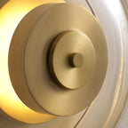 Ashenlark Glass Wall Light-Moonnatur