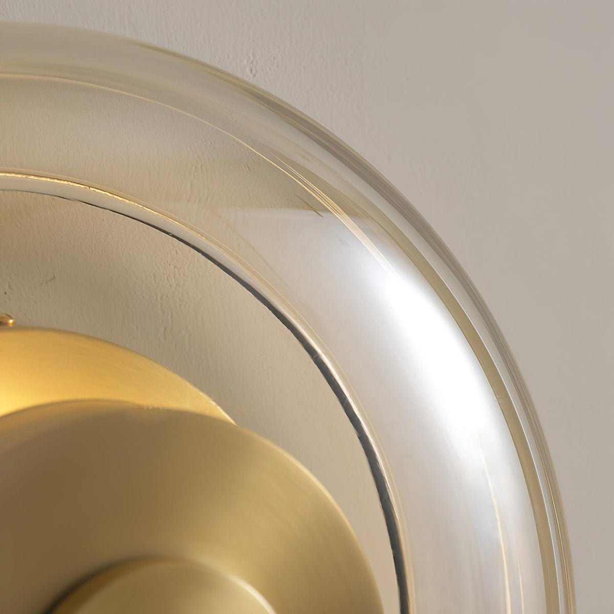 Ashenlark Glass Wall Light-Moonnatur