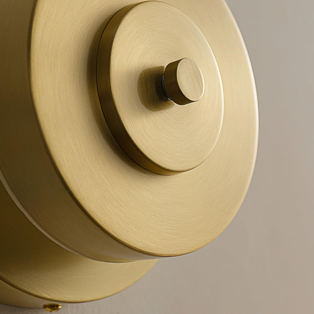 Ashenlark Glass Wall Light-Moonnatur