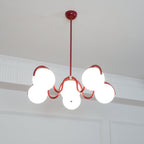Penrelfern Glass Chandelier-Moonnatur