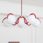 Penrelfern Glass Chandelier-Moonnatur
