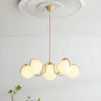 Penrelfern Glass Chandelier-Moonnatur