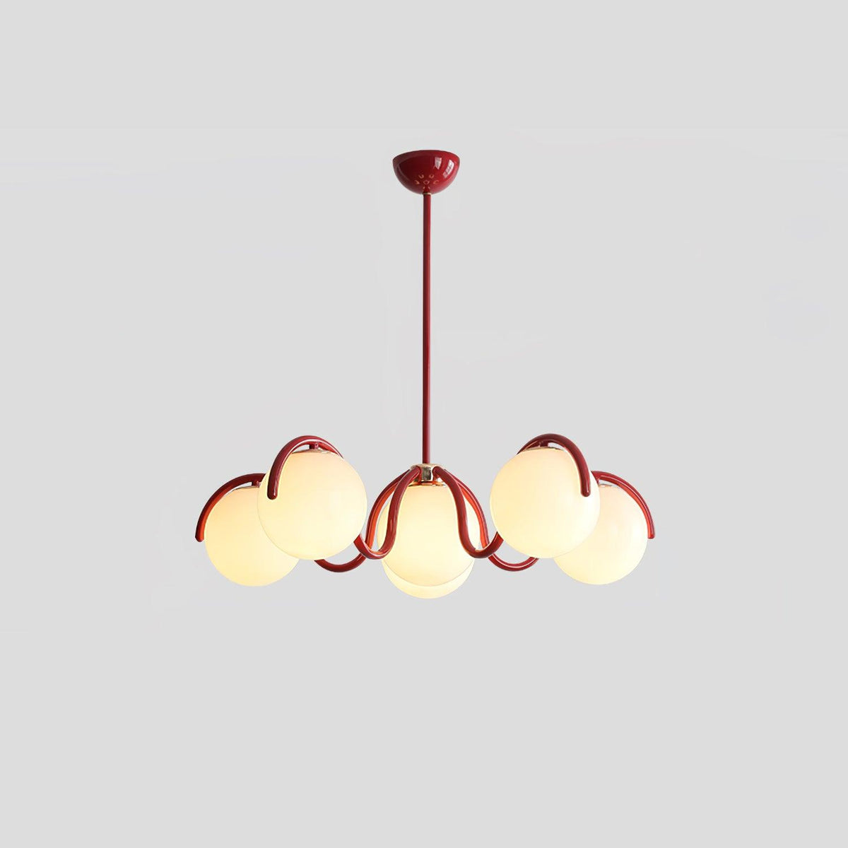 Penrelfern Glass Chandelier-Moonnatur