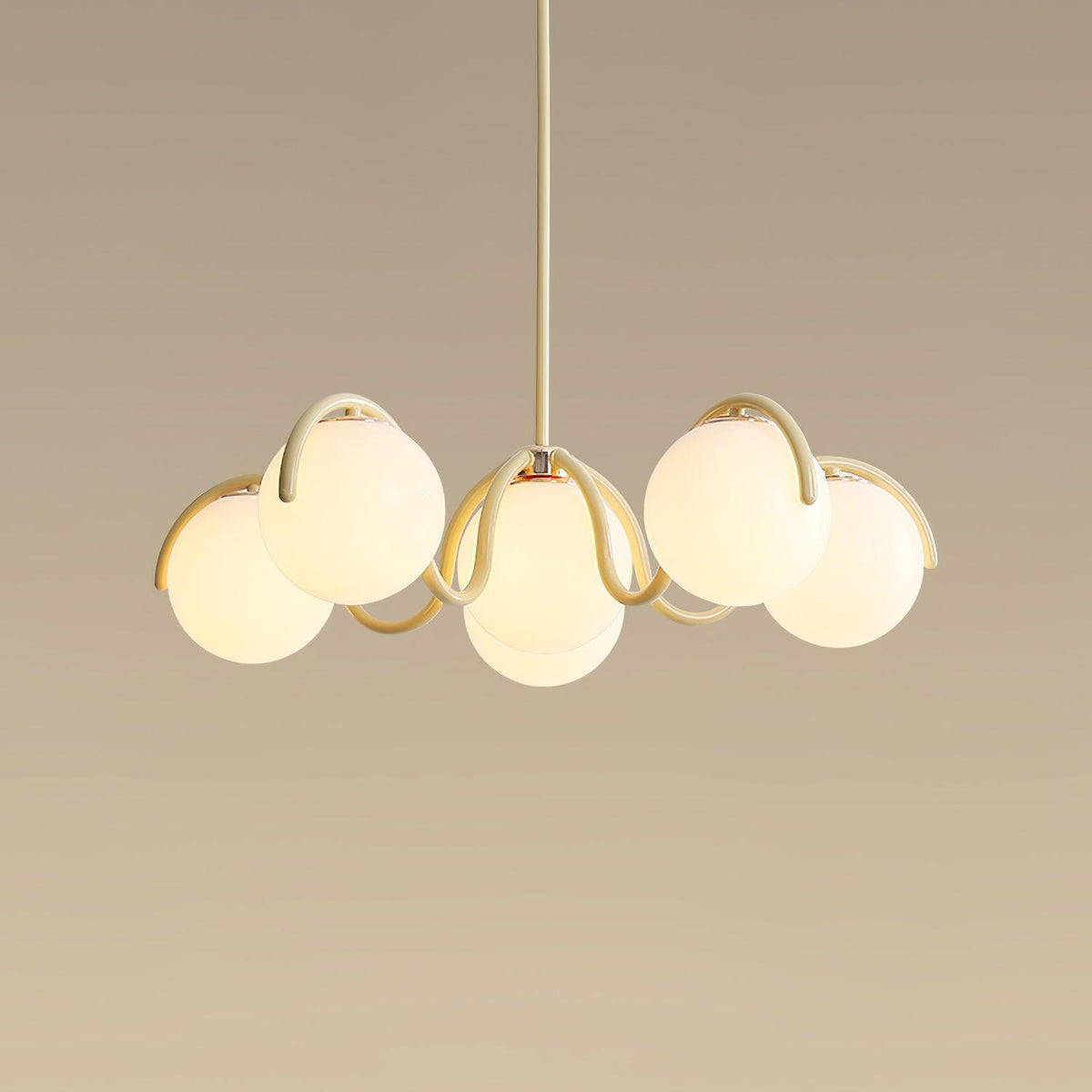 Penrelfern Glass Chandelier-Moonnatur