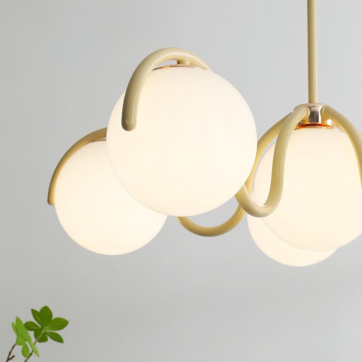 Penrelfern Glass Chandelier-Moonnatur