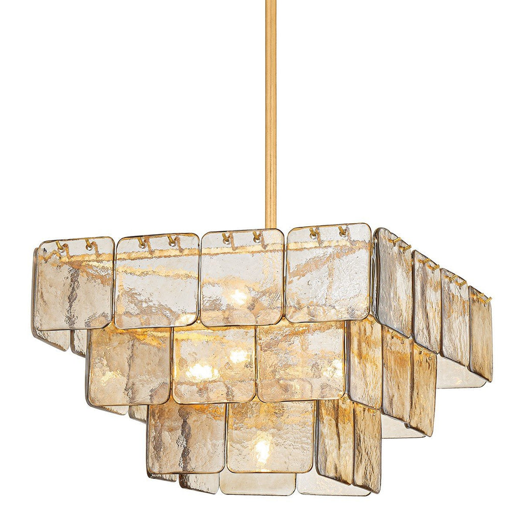 Cavenash Glass Chandelier-Moonnatur
