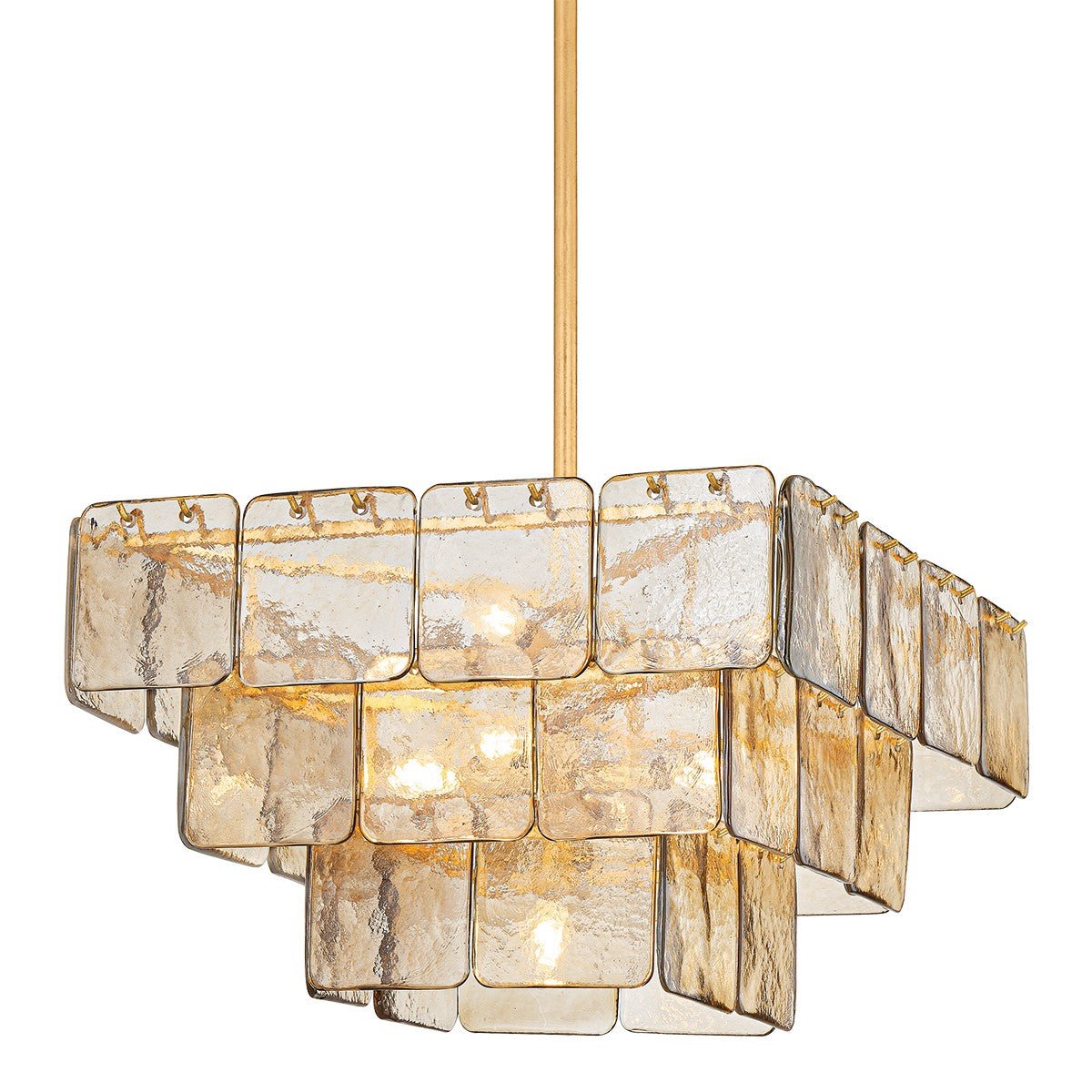Cavenash Glass Chandelier-Moonnatur