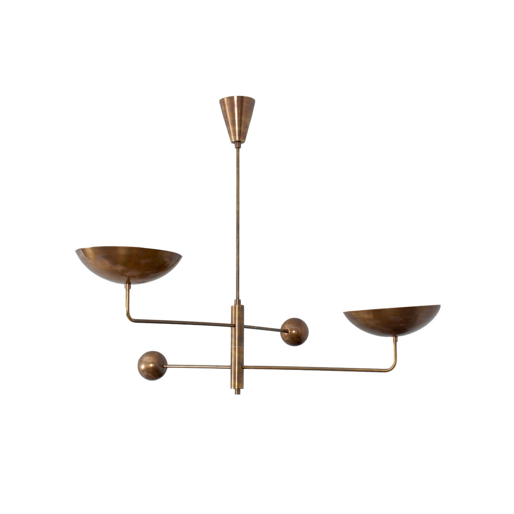 Ashenlyn Brass Chandelier-Moonnatur