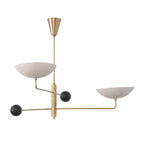Ashenlyn Brass Chandelier-Moonnatur