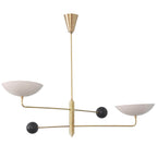Ashenlyn Brass Chandelier-Moonnatur