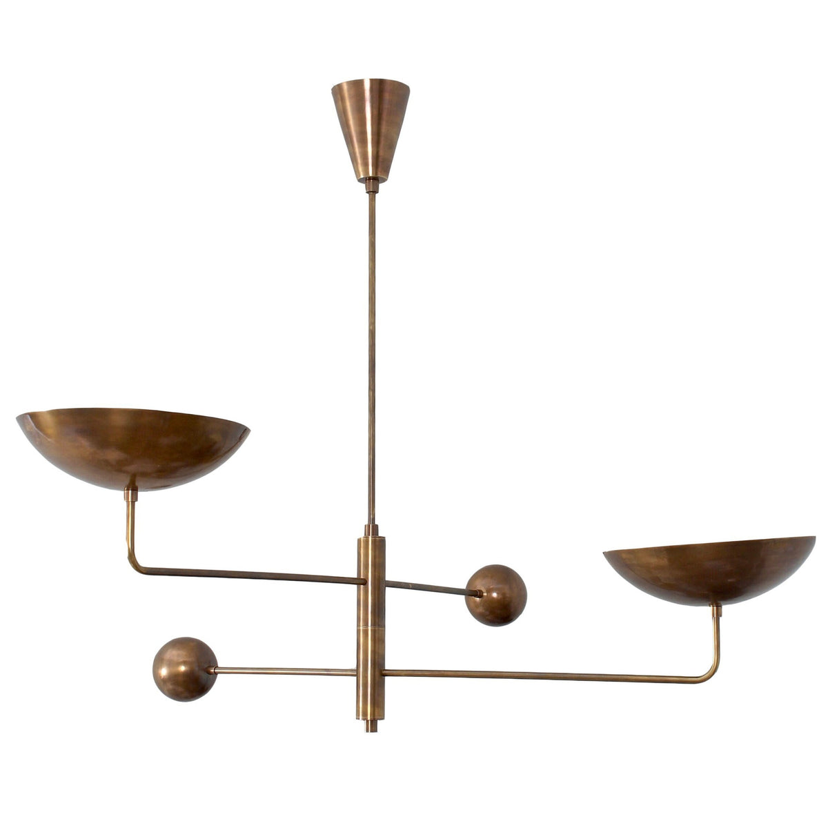Ashenlyn Brass Chandelier-Moonnatur