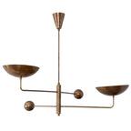 Ashenlyn Brass Chandelier-Moonnatur