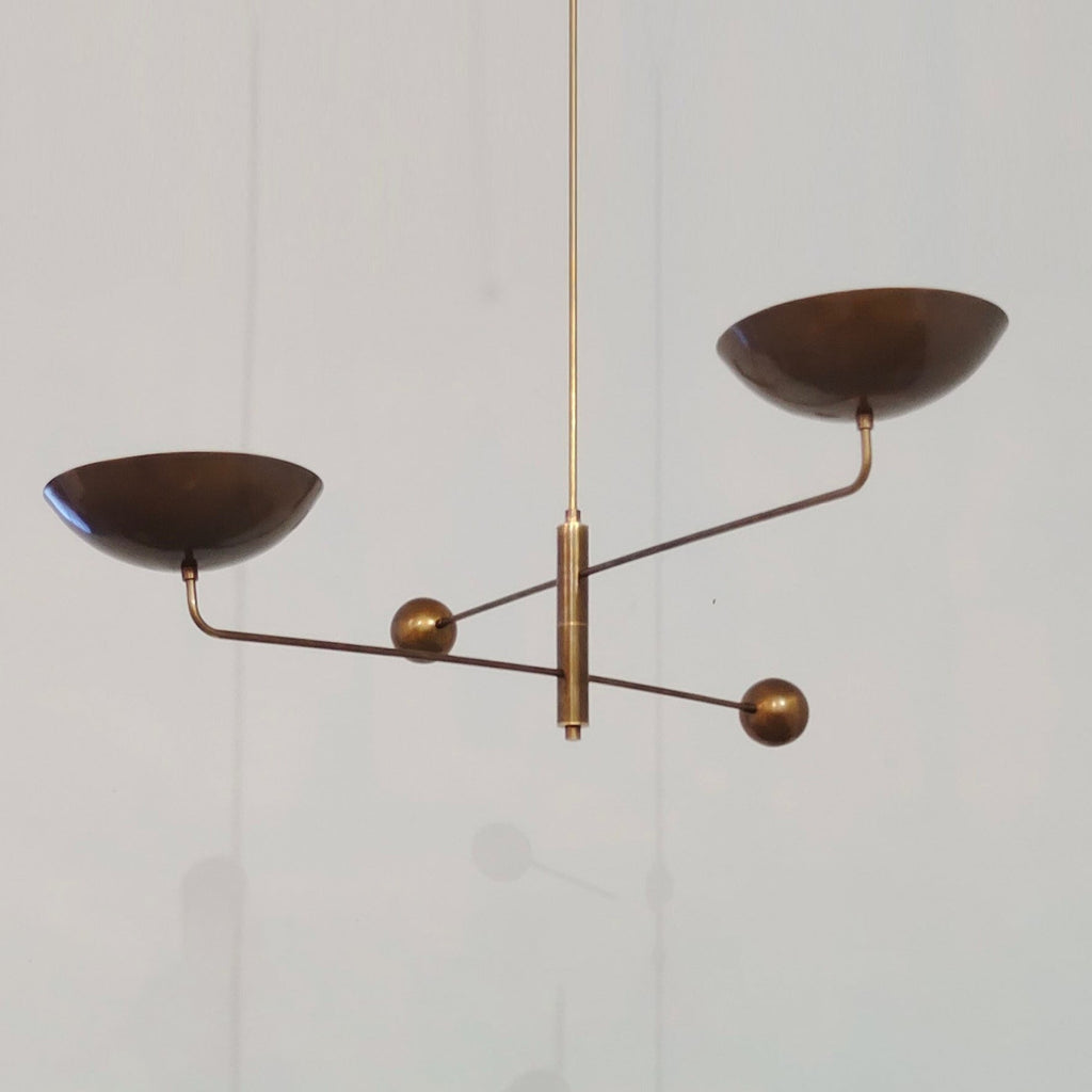 Ashenlyn Brass Chandelier-Moonnatur
