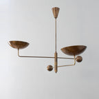 Ashenlyn Brass Chandelier-Moonnatur