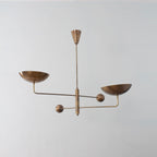 Ashenlyn Brass Chandelier-Moonnatur