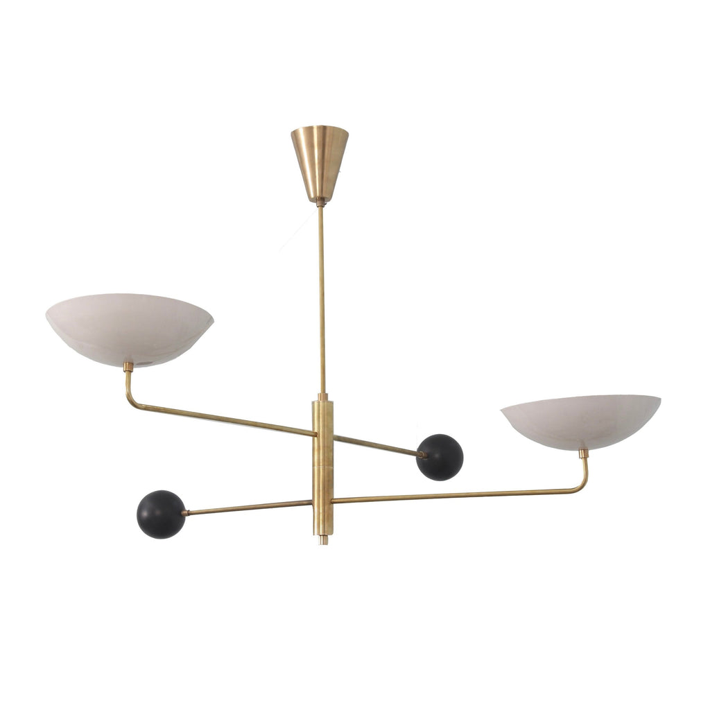 Ashenlyn Brass Chandelier-Moonnatur