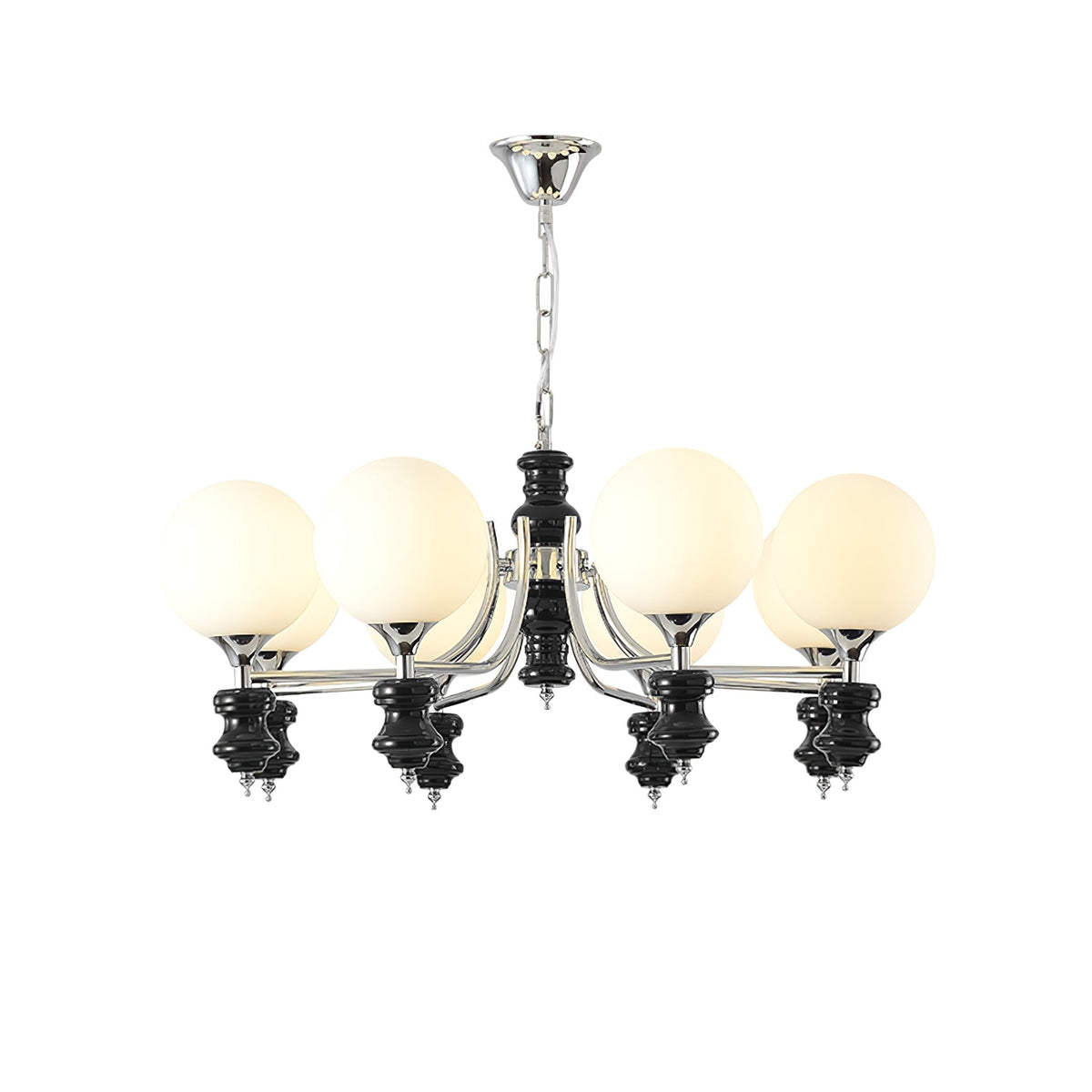 Grevena Glass Chandelier-Moonnatur