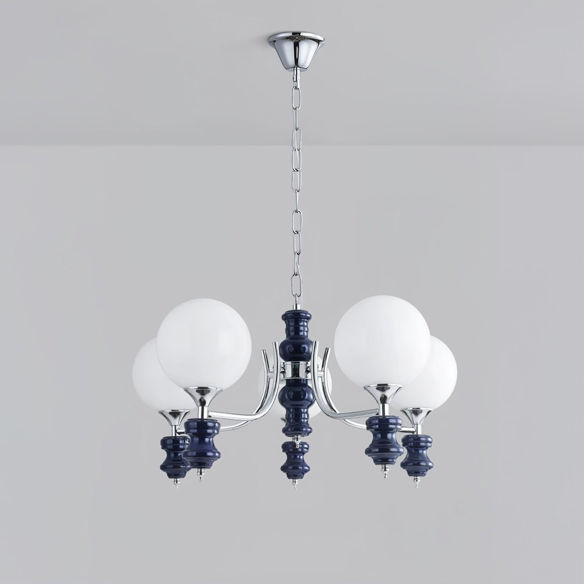 Grevena Glass Chandelier-Moonnatur
