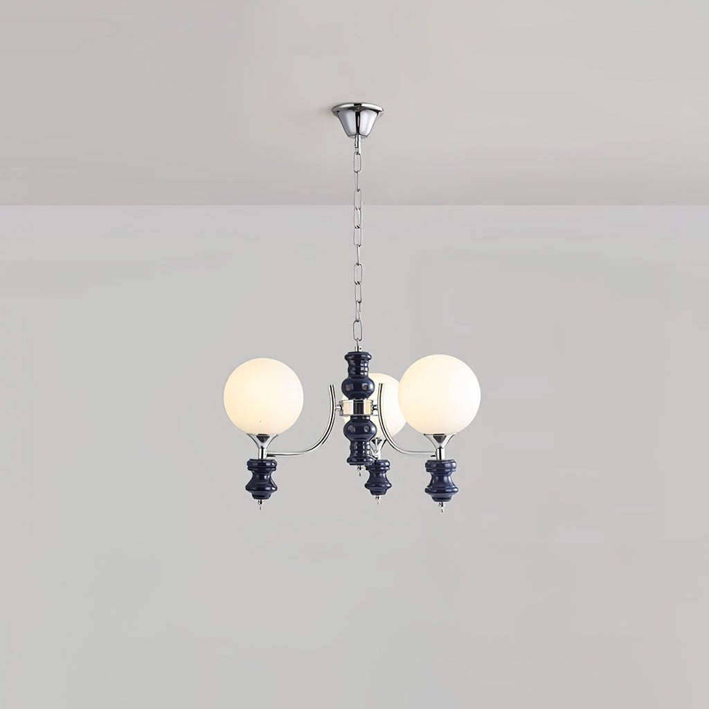 Grevena Glass Chandelier-Moonnatur