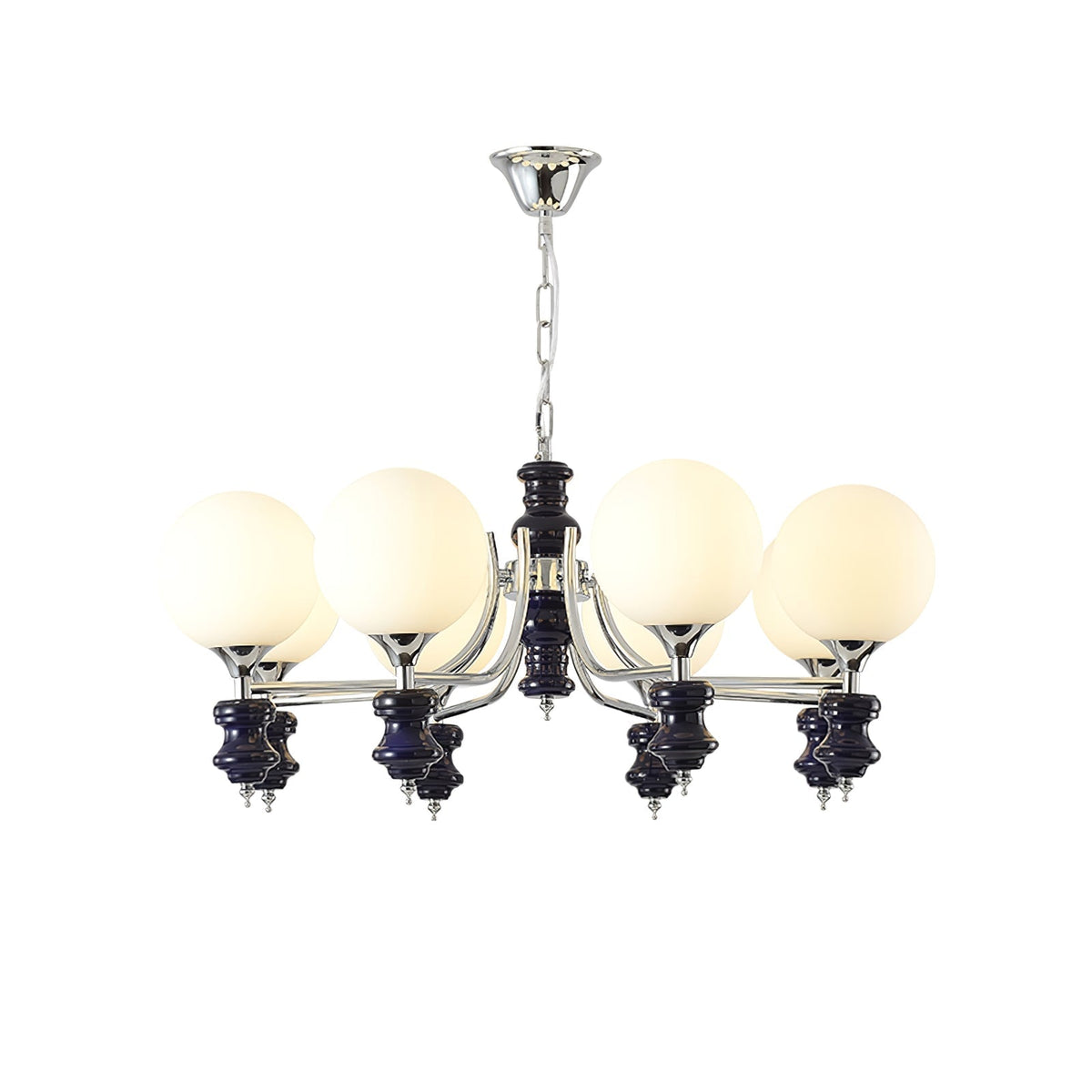 Grevena Glass Chandelier-Moonnatur