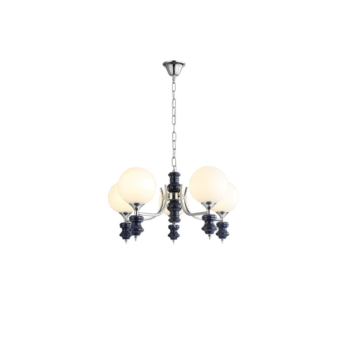 Grevena Glass Chandelier-Moonnatur