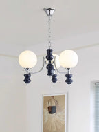 Grevena Glass Chandelier-Moonnatur