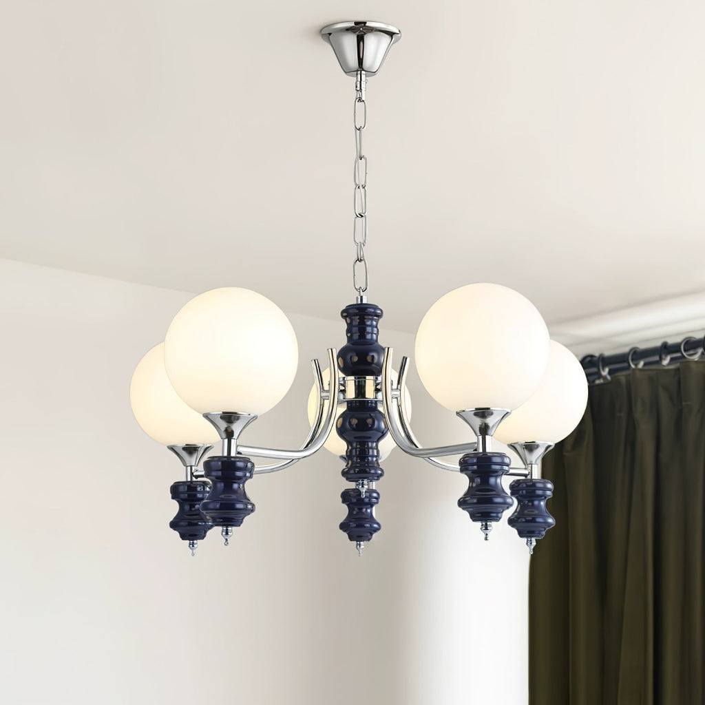 Grevena Glass Chandelier-Moonnatur