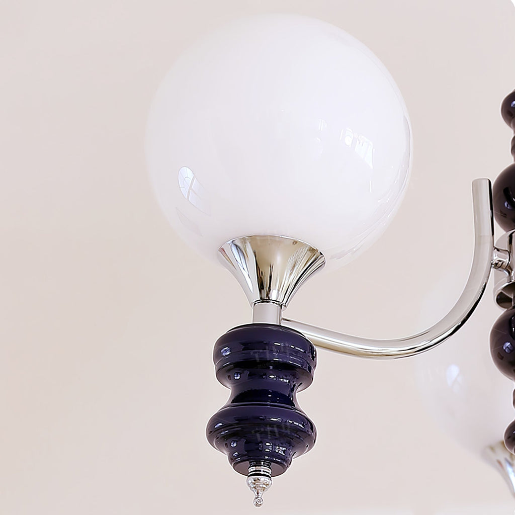 Grevena Glass Chandelier-Moonnatur