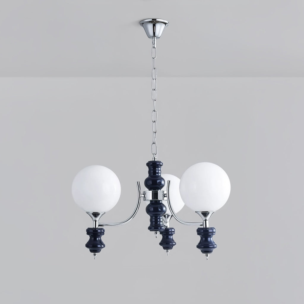Grevena Glass Chandelier-Moonnatur