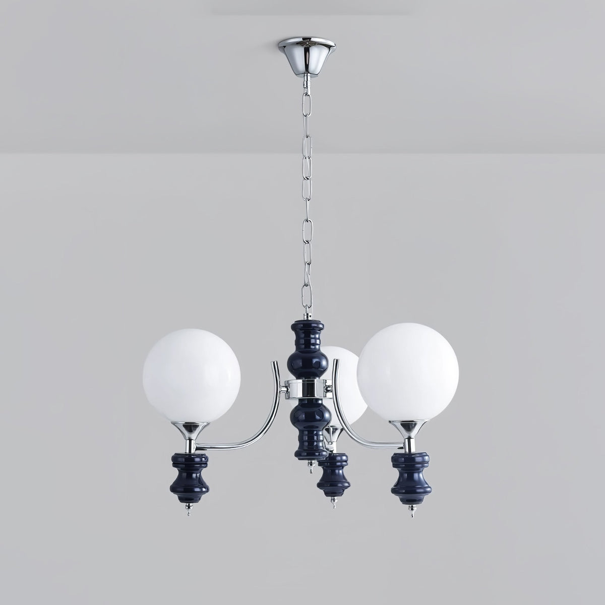 Grevena Glass Chandelier-Moonnatur
