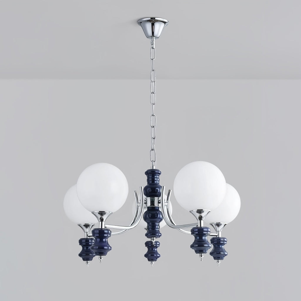 Grevena Glass Chandelier-Moonnatur