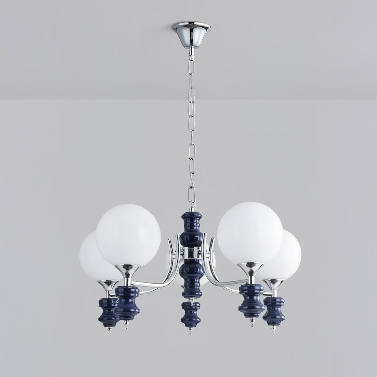 Grevena Glass Chandelier-Moonnatur