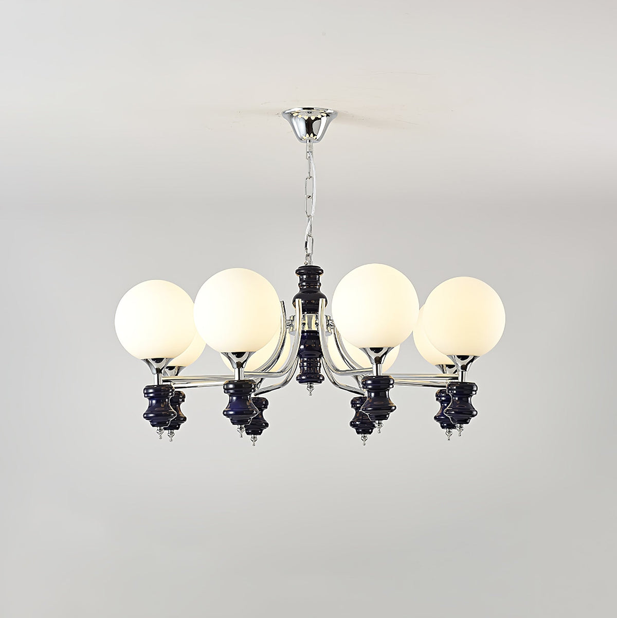 Grevena Glass Chandelier-Moonnatur