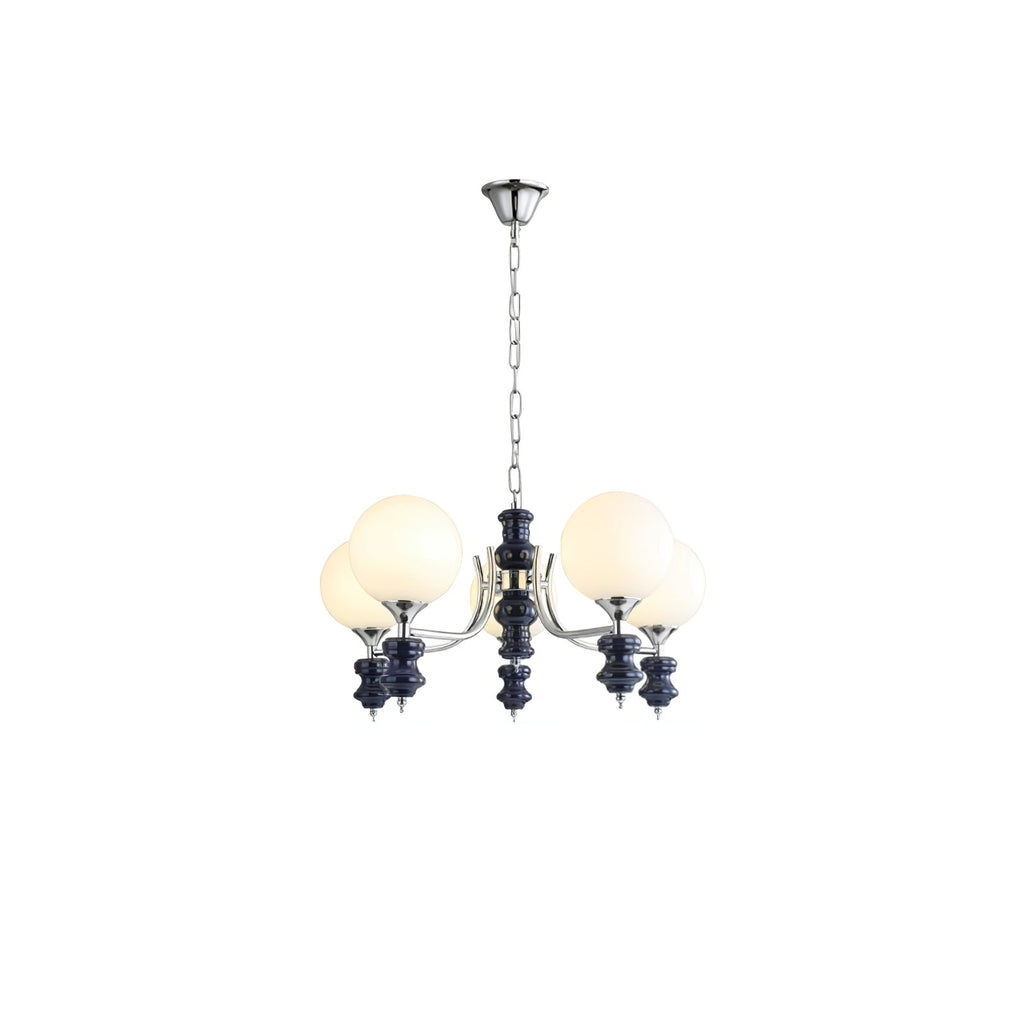 Grevena Glass Chandelier-Moonnatur
