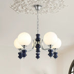 Grevena Glass Chandelier-Moonnatur