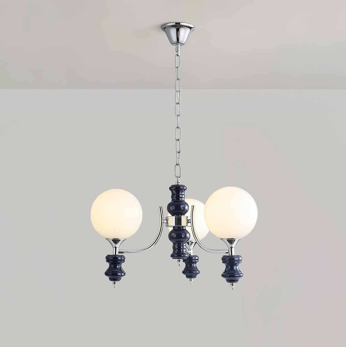 Grevena Glass Chandelier-Moonnatur