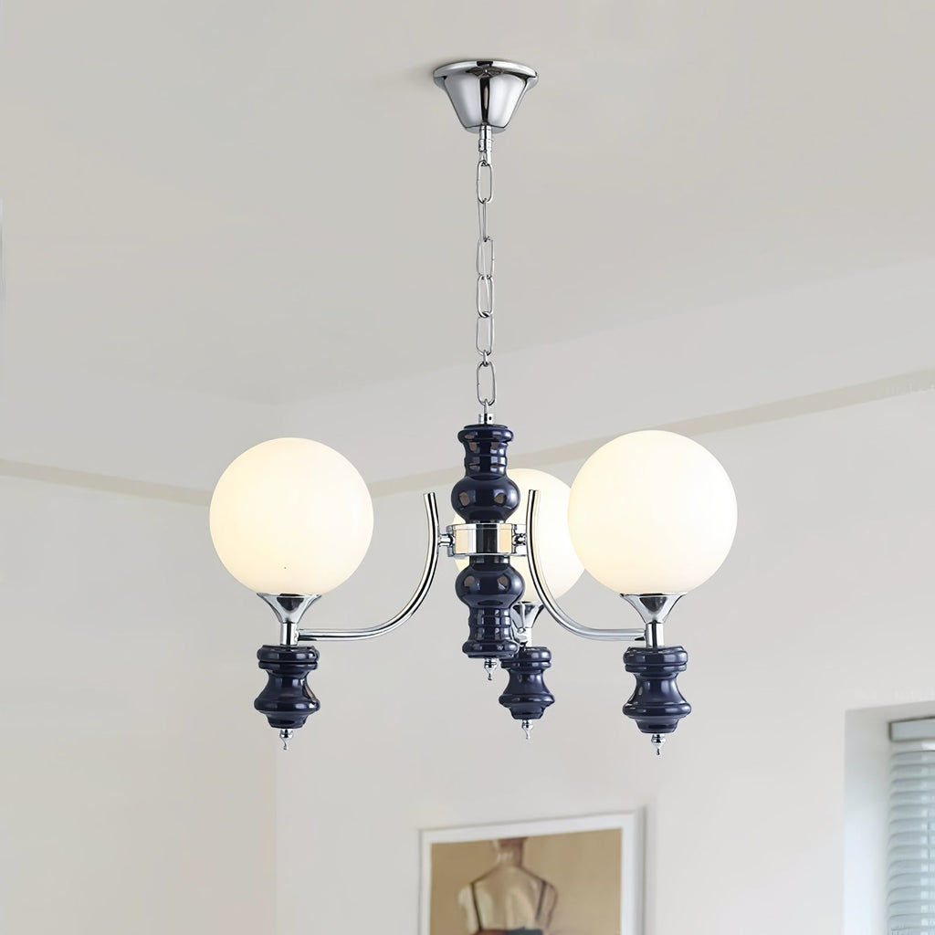 Grevena Glass Chandelier-Moonnatur