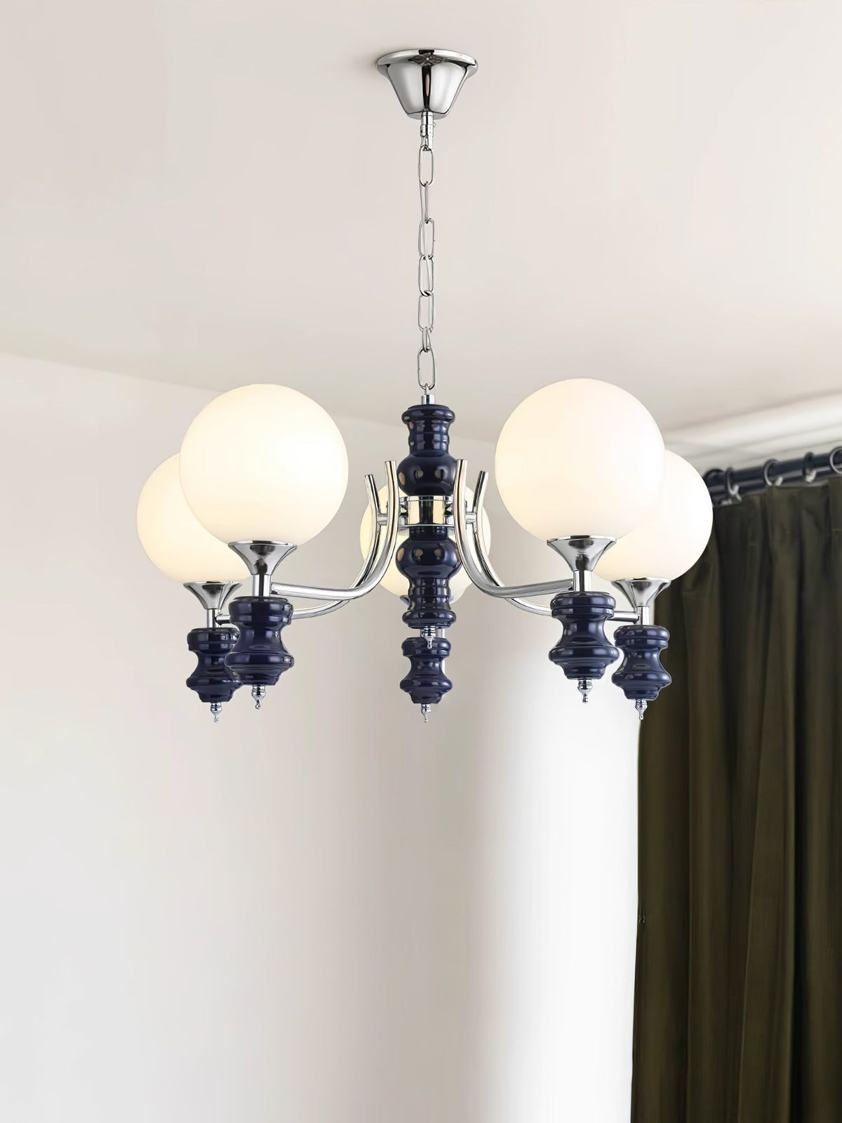 Grevena Glass Chandelier-Moonnatur
